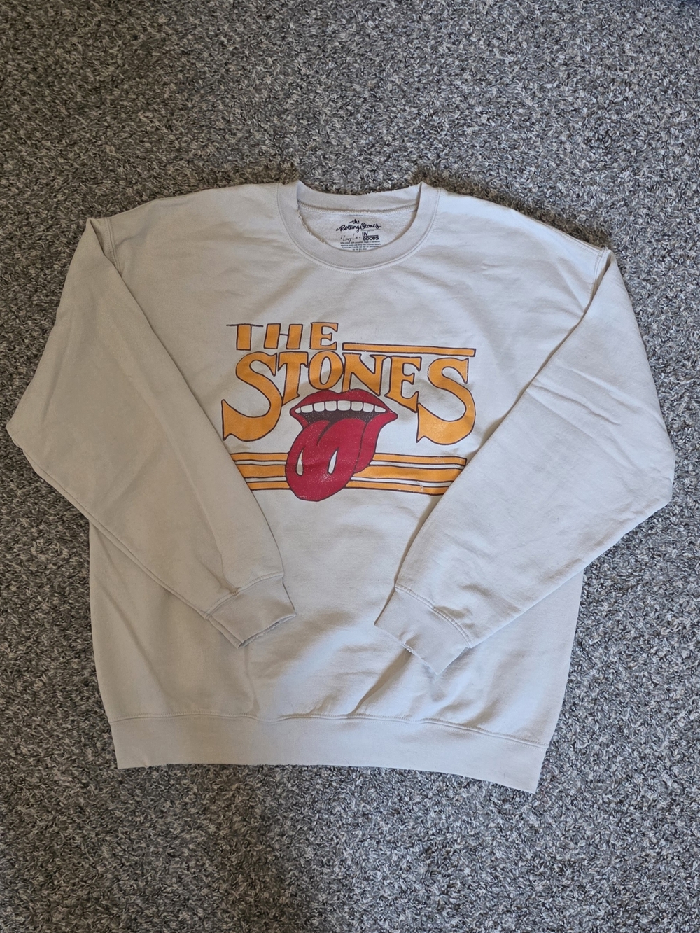 Rolling Stones Cream Crewneck Liv Goods